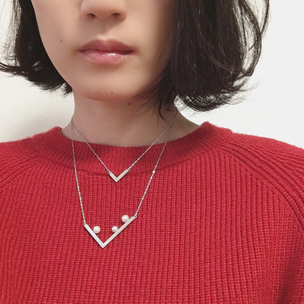 ■check necklace■ チェックネックレス 