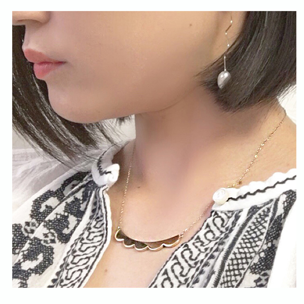 ■scallop necklace■ スカラップネックレス 