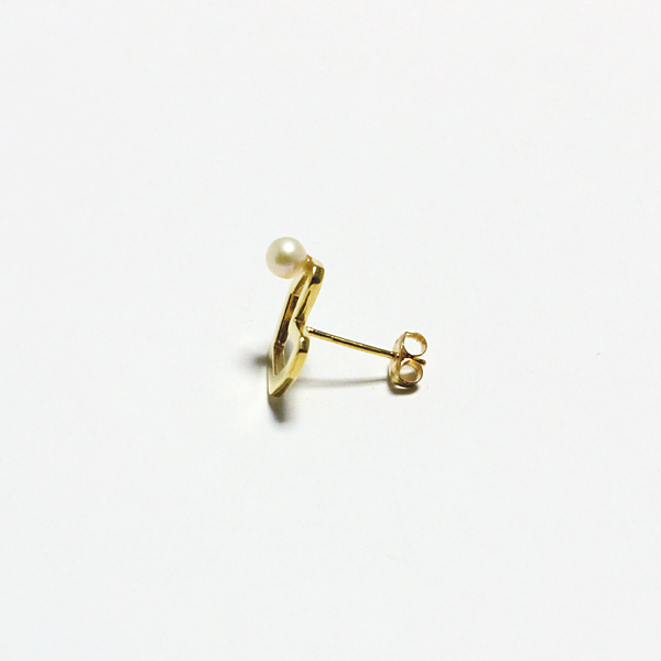 heart pearl pierce(ハートパールピアス)