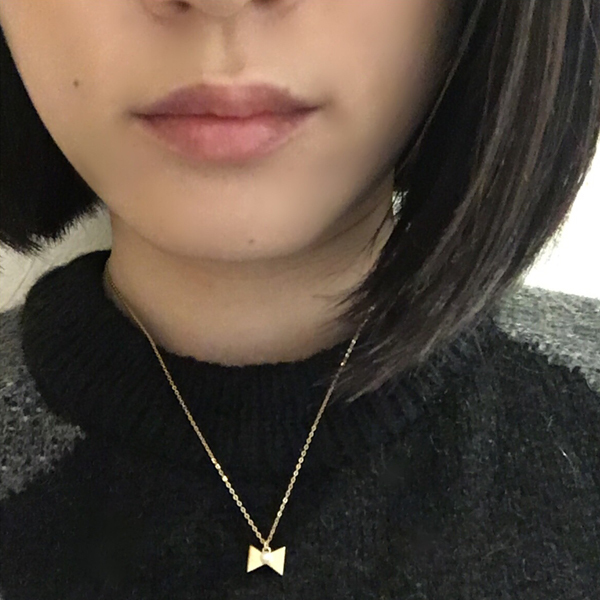 ribbon pearl necklace(リボンパールネックレス)
