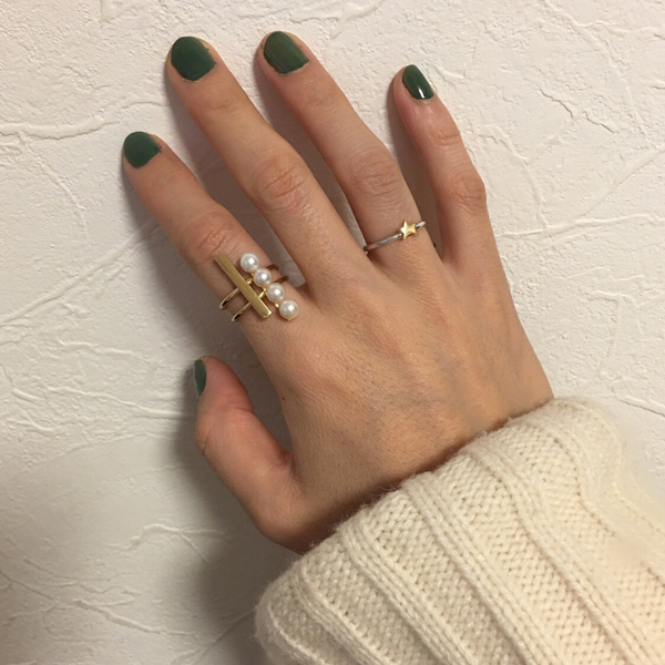 line pearl ring(ラインパールリング)