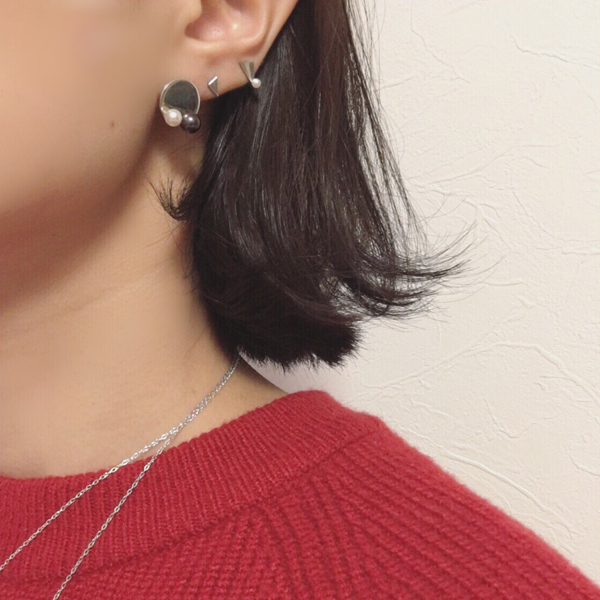 プラスジュエルのファッションリングの着用例(コーディネート)