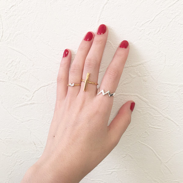gizagiza ring(ギザギザリング)