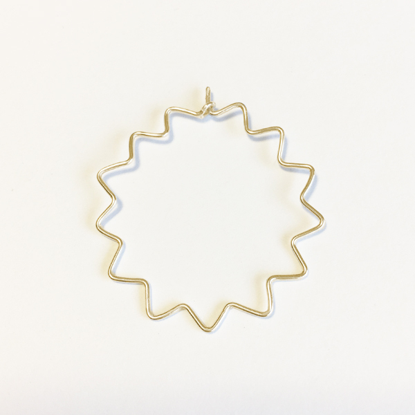 giza giza hoop pierce(ギザギザフープピアス)