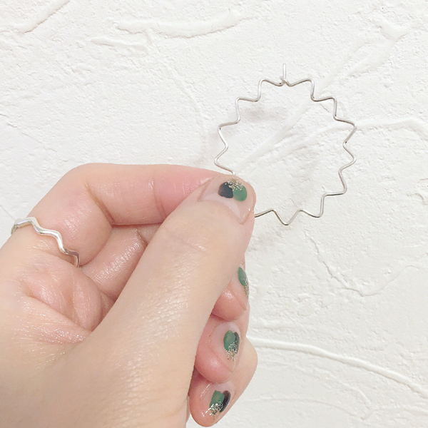 giza giza hoop pierce(ギザギザフープピアス)