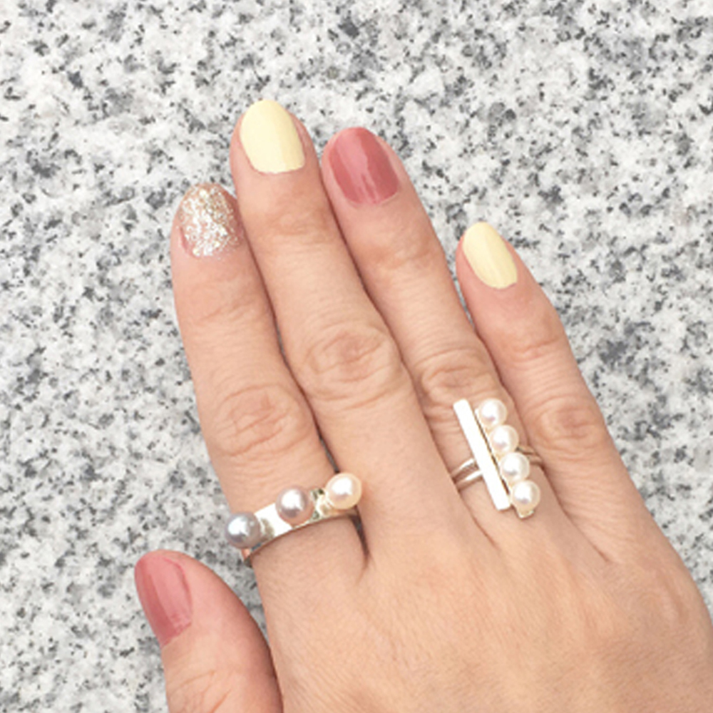 ■smoky pearl ring■ スモーキーパールリング 