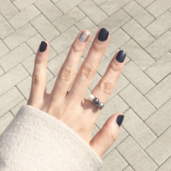■monotone pearl ring■ モノトーンパールリング 