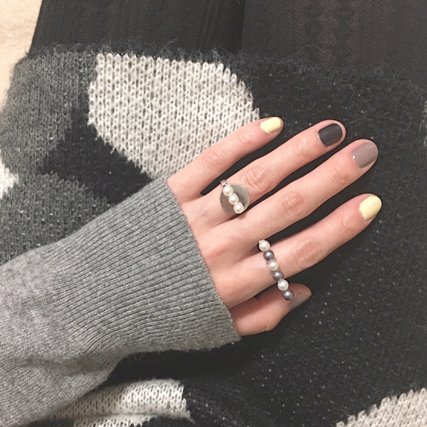 ■round pearl ring■ ラウンドパールリング 