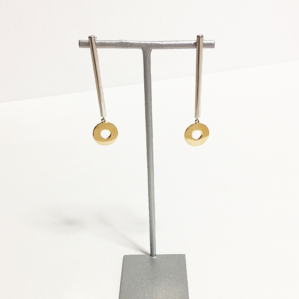 ■circle & line pierce■ サークル＆ラインピアス 